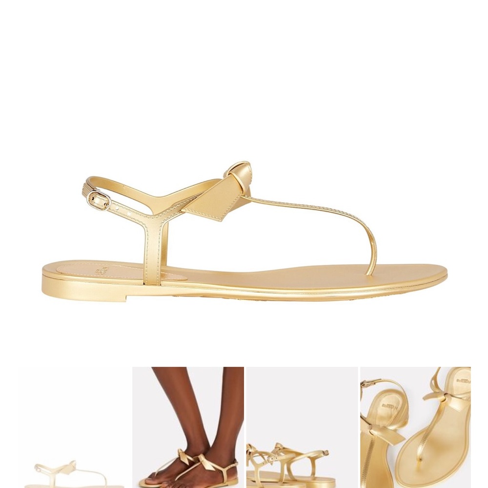 Alexandre Birman gold jelly sandal - Picture 3 of 3